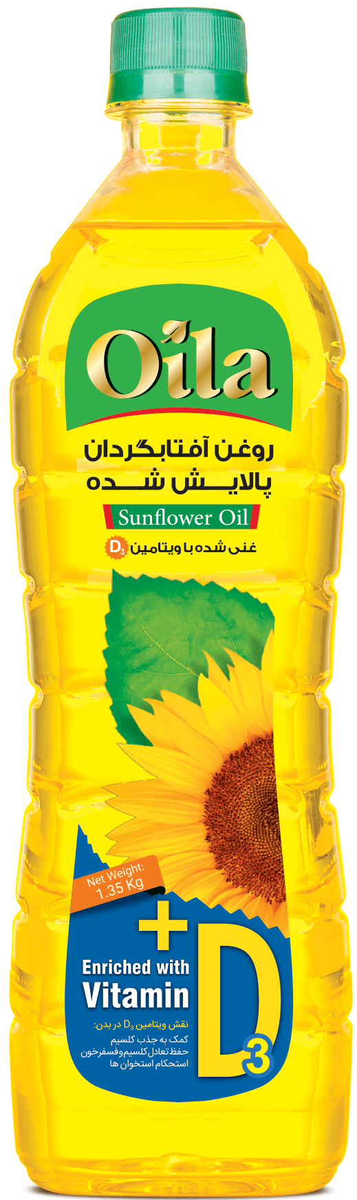 اویلا روغن آفتابگردان 1/35g غنی شده ویتامینD